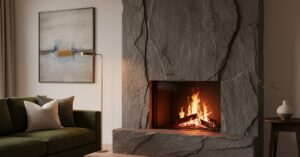 Kamień naturalny na kominek nowoczesny: Twój stylowy akcent
