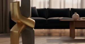 Rzeźby abstrakcyjne do salonu: sztuka, która odmieni Twoje wnętrze