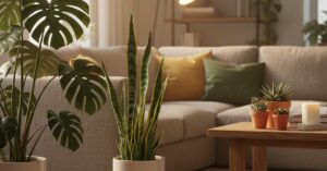 Rośliny we wnętrzach budujące relaksującą atmosferę: Twój zielony azyl